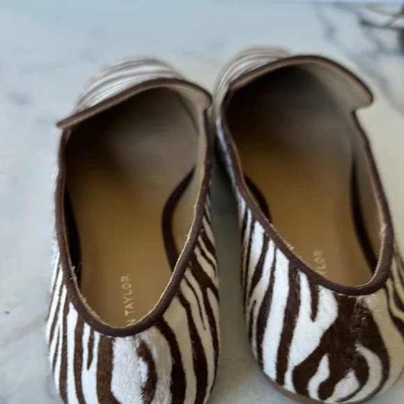 Ann Taylor Zebra calf hair Loafers - Picture 7 of 8